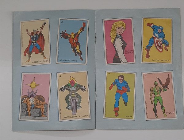 Gibi Álbum de Super Heróis Marvel - Original e Completo Autor Marvel (1981) [usado]