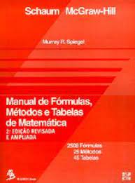 Livro Manual de Fórmulas, Métodos e Tabelas de Matemática Autor Spiegel, Murray R. (1992) [usado]