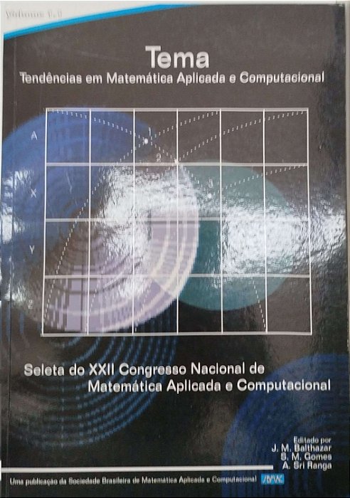 Livro Tema: Técnicas em Matemática Aplicada e Computacional - Volume 1.1 Autor Andrade (edit.), E. X. L. (2000) [usado]