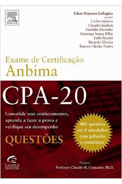 Livro Exame de Certificação Anbina Cpa 20 Autor Váriso Autores (2012) [usado]