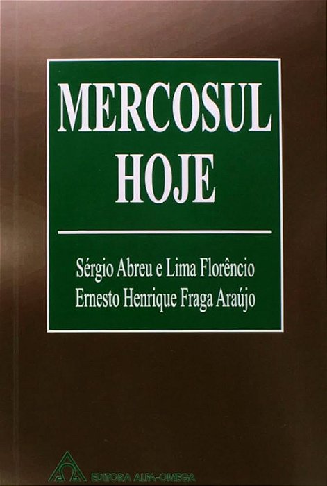 Livro Mercosul Hoje Autor Vários Autores (2001) [usado]