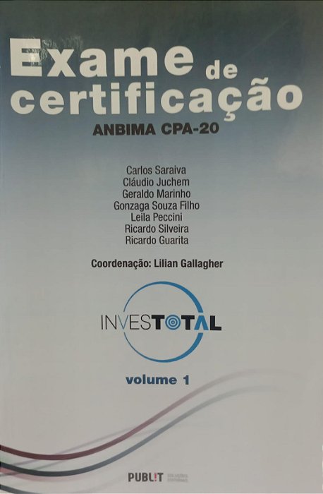 Livro Exame de Certificação Anbima Cpa-20 Autor Vários Autores (2010) [usado]