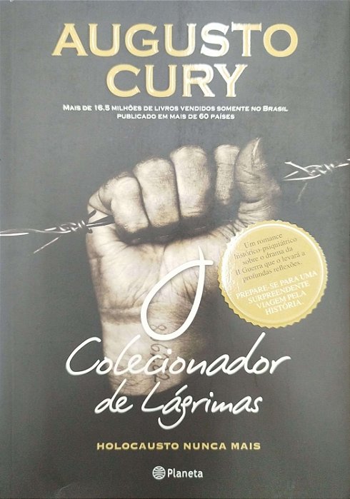 Livro o Colecionador de Lágrimas Autor Cury, Augusto (2012) [seminovo]