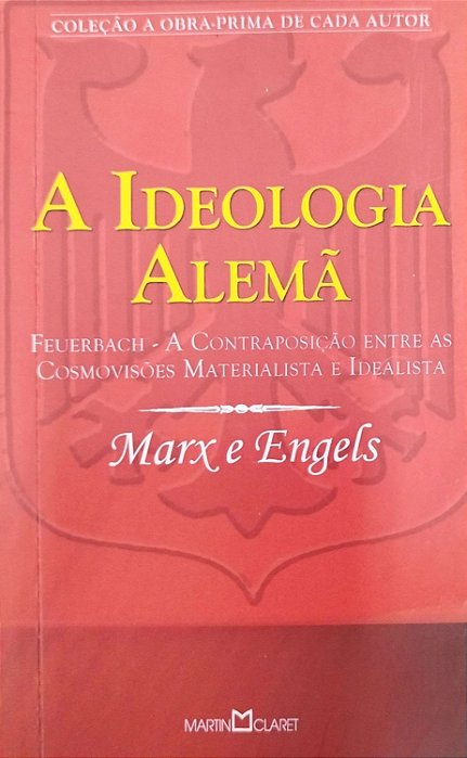 Livro a Ideologia Alemã Autor Marx, Karl (2010) [seminovo]