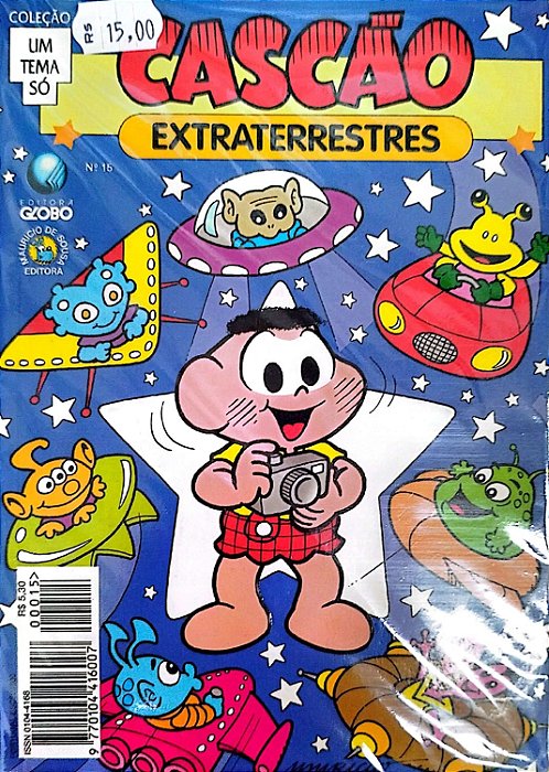 Gibi Cascão: Extraterrestres - Coleção um Tema Só #15 Autor (1996) [usado]