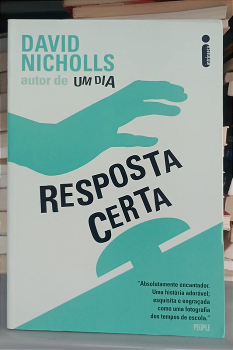 Livro Resposta Certa Autor Nicholls, David (2012) [seminovo]