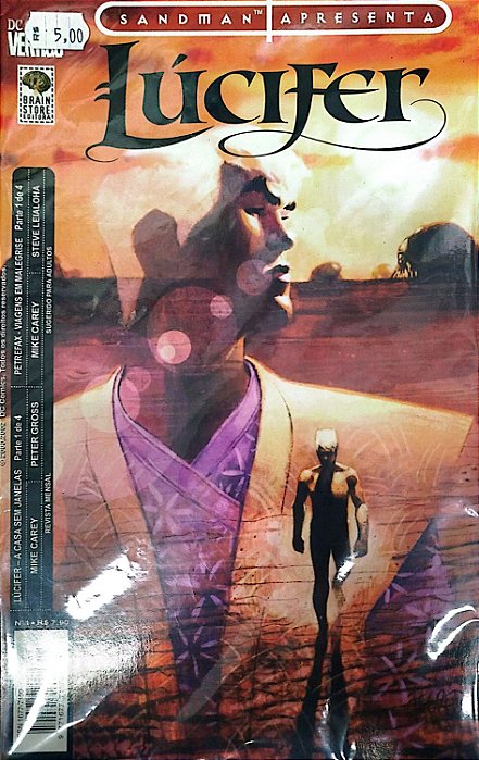 Gibi Sandman Apresenta: Lúcifer #1 Autor (2002) [usado]