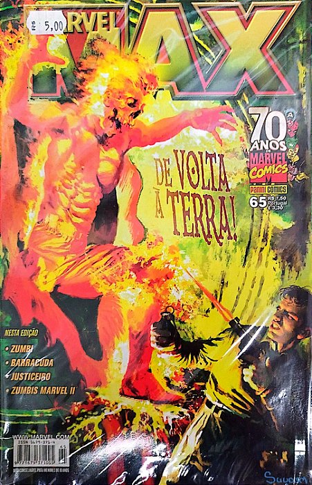 Gibi Marvel Max #65 Autor (2009) [usado]