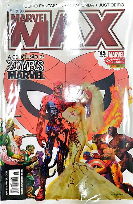 Gibi Marvel Max #45 Autor (2007) [usado]