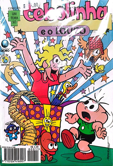 Gibi Cebolinha e o Louco - Coleção um Tema Só #11 Autor (1995) [usado]