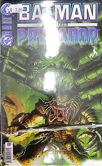 Gibi Batman Versus Predador #1 Autor (2002) [usado]