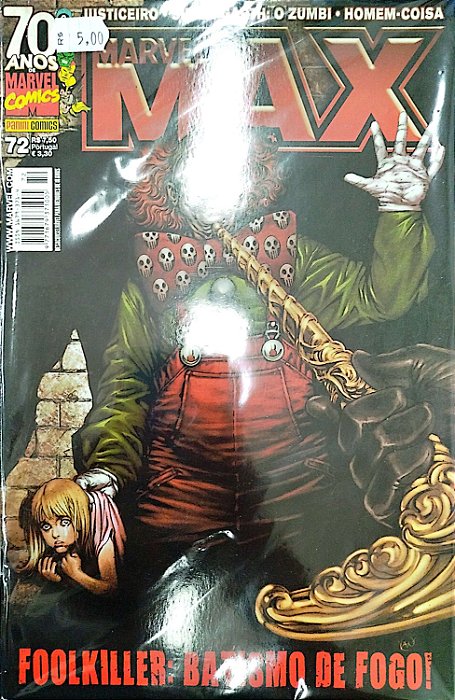 Gibi Marvel Max #72 Autor (2009) [usado]