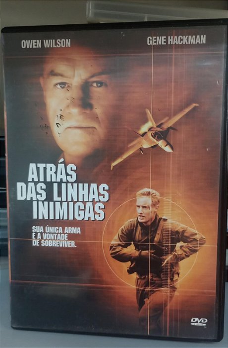 Dvd Atrás das Linhas Inimigas Editora John Moore [usado]