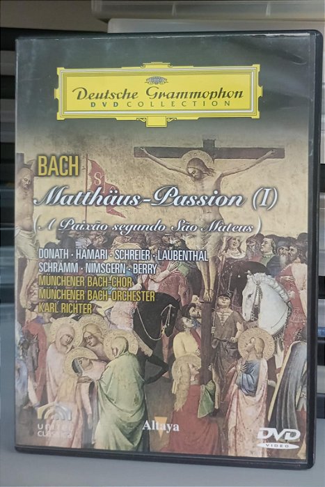 Dvd Bach: a Paixão Segundo São Mateus Editora Karl Richter [usado]