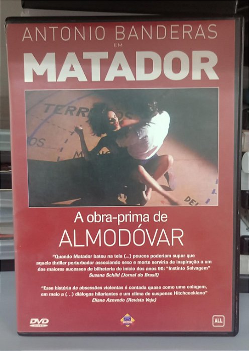 Dvd Matador Editora Pedro Almodóvar [usado]