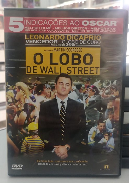 Dvd Lobo de Walstreet, o Editora Martin Scorsese [usado]