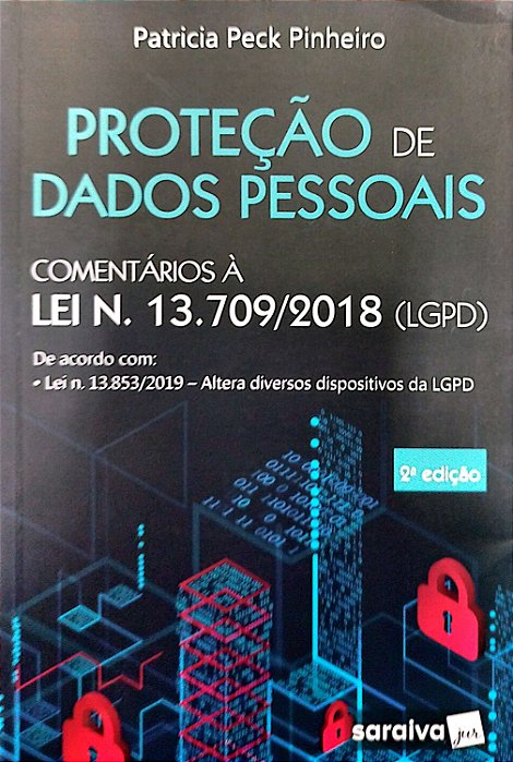 Livro Proteção de Dados Pessoais Autor Pinheiro, Patricia Peck (2020) [seminovo]