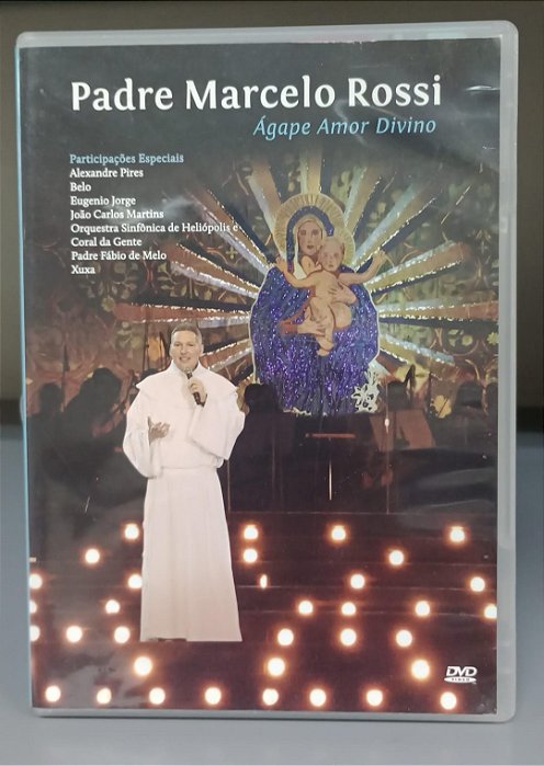 Dvd Ágape Amor Divino - Padre Marcelo Rossi Editora Sérgio Bittencourt [usado]