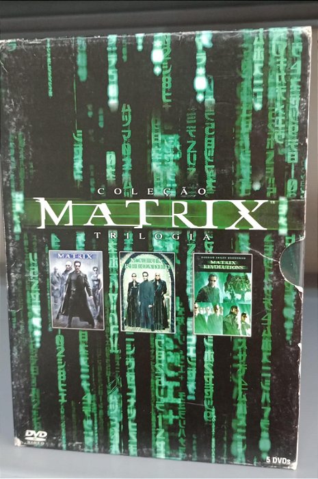 Dvd Matrix - Box Trilogia 5 Discos Editora Irãos Wachowski [usado]