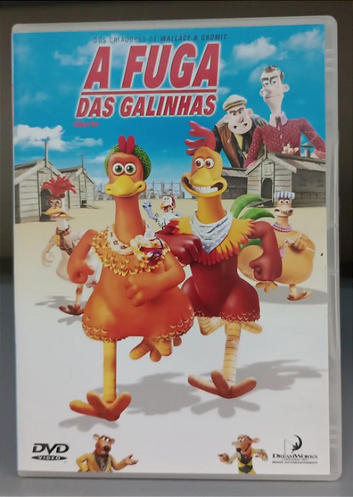 Dvd Fuga das Galinhas, a Editora Peter Lord e Nick Park [usado]