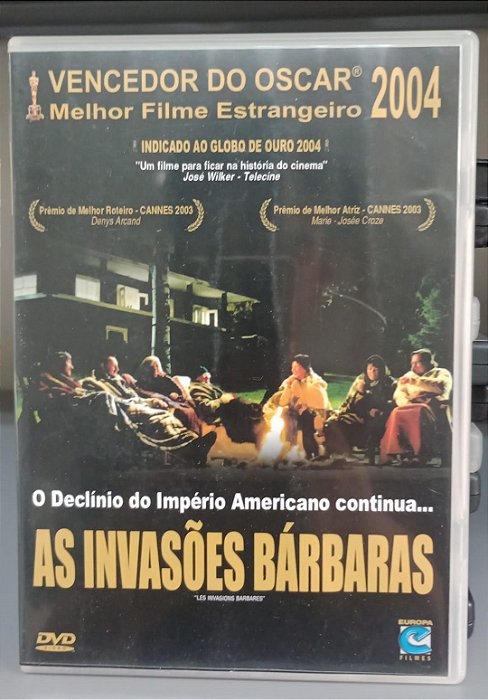 Dvd Invasões Bárbaras, as Editora Denys Arcand [usado]