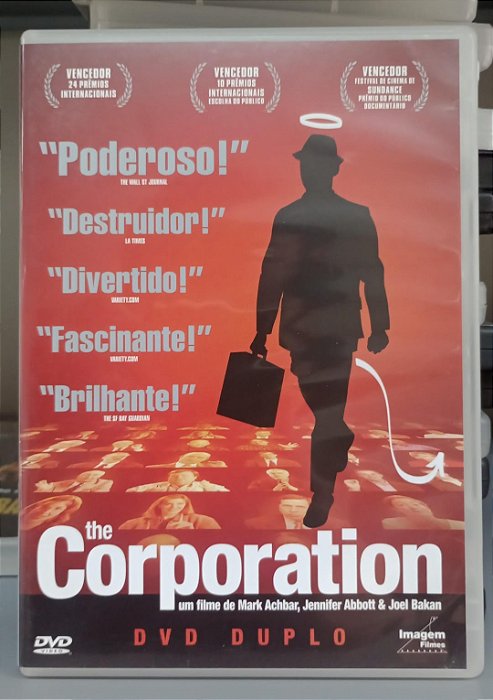 Dvd The Corporation [dvd Duplo] Editora Mark Ashbar [usado]