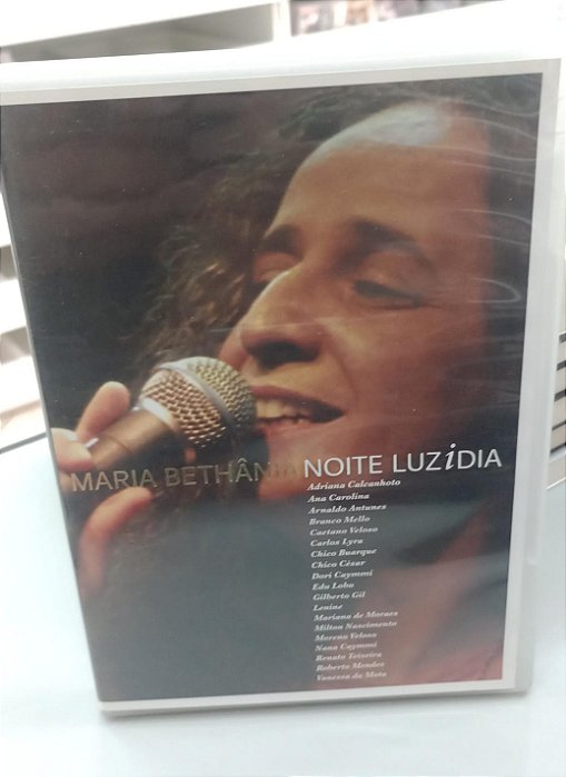 Dvd Maria Bethânia - Noite Luzidia Editora Tv Zero [usado]