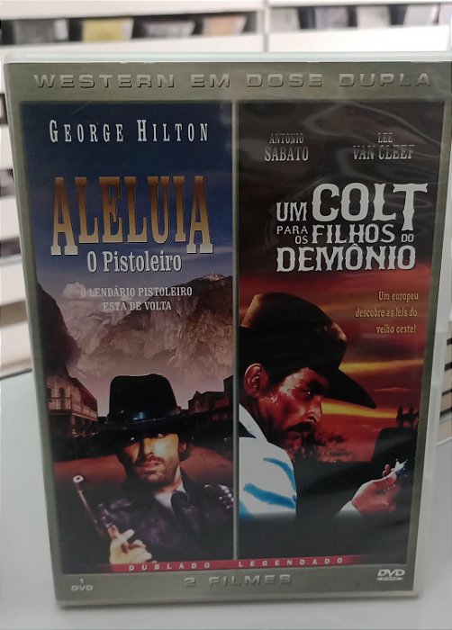Dvd Western em Dose Dupla: Aleluia, o Pistoleiro / um Colt para os Filhos do Demônio Editora Vários [usado]