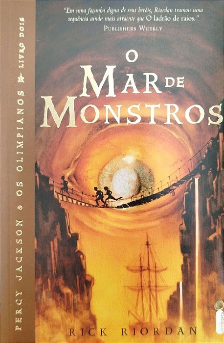 Livro o Mar de Monstros - Percy Jackson e os Olimpianos Livro Dois Autor Riordan, Rick (2009) [seminovo]