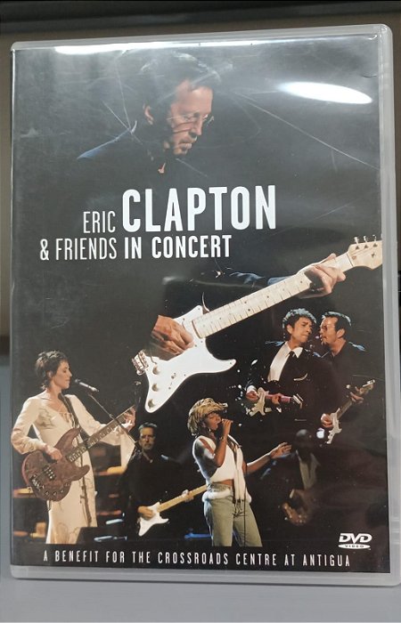 Dvd Eric Clapton & Friends - In Concert Editora Joel Gallen [usado]