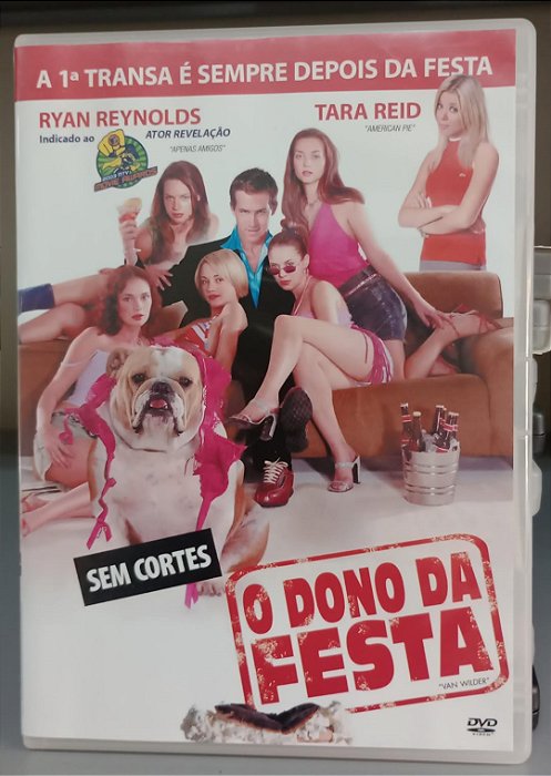 Dvd Dono da Festa, o Editora Walt Becker [usado]