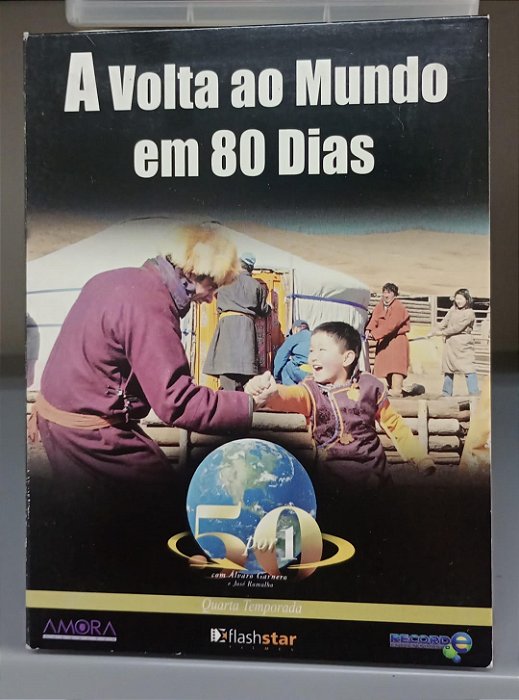 Dvd a Volta ao Mundo em 80 Dias - 4°temporada Editora Paulo Calil [usado]