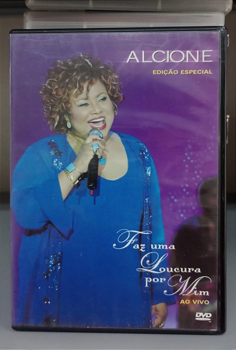 Dvd Alcione - Faz Uma Loucura por mim Editora Karla Sabah e Lizanne Paulo [usado]