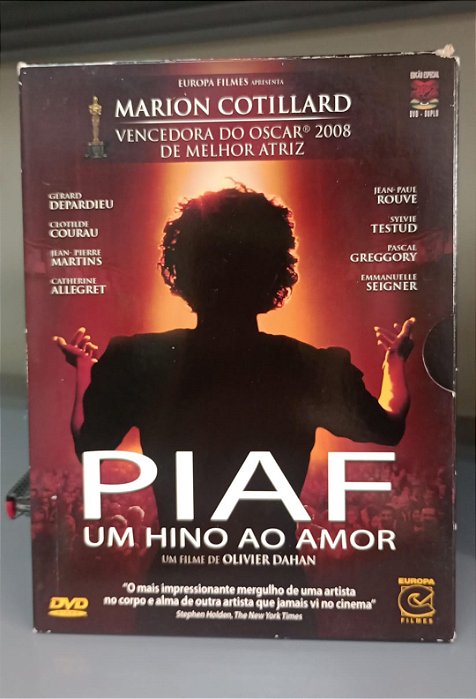 Dvd Piaf - um Hino ao Amor (edição Especial / Dois Discos) Editora Olivier Dahan [usado]