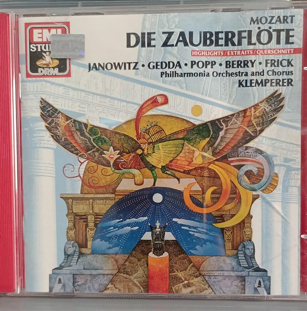 Cd Mozart: Die Zauberflote Interprete Vários (1989) [usado]