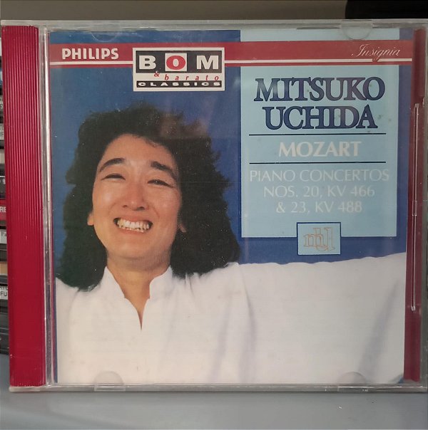 Cd Mozart: Concertos para Pianos Interprete Mitsuko Uchida (1992) [usado]