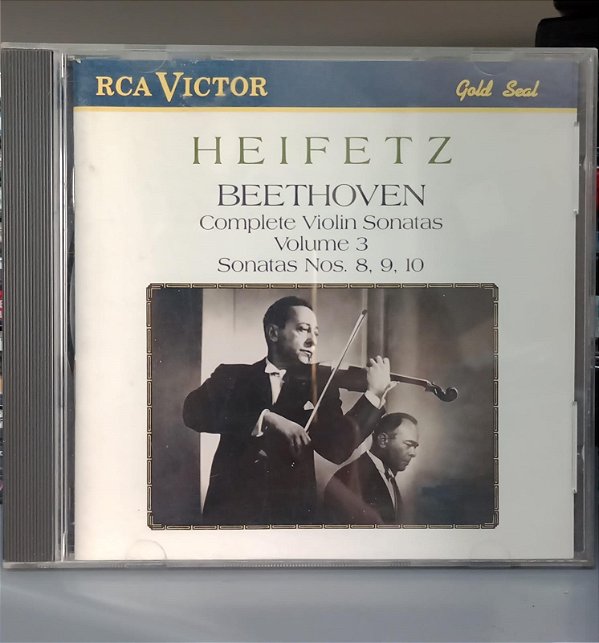 Cd Beethoven - Violin Sonatas Interprete Jascha Heifetz (1988) [usado]