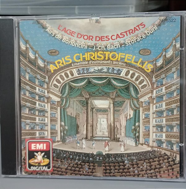 Cd L''age D''or Des Castrats Interprete Aris Christofellis (1986) [usado]