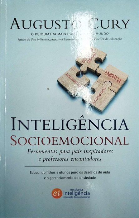 Livro Inteligência Socioemocional Autor Cury, Augusto (2019) [seminovo]