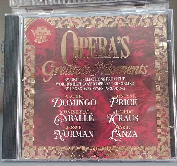 Cd Opera''s Greatest Moments Interprete Vários (1993) [usado]