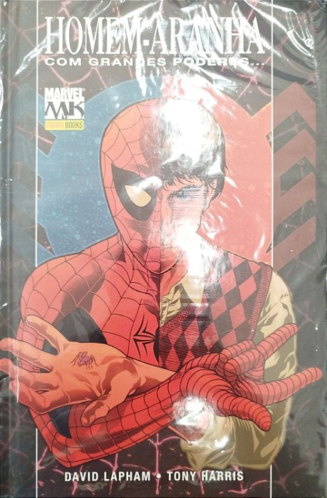 Gibi Homem-aranha: com Grandes Poderes... Autor David Lapham e Tony Harris (2010) [seminovo]