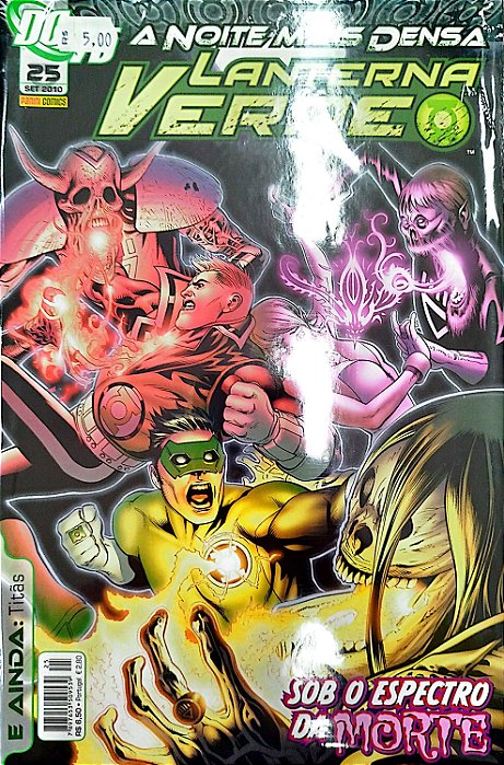 Gibi Lanterna Verde #25 Autor (2010) [seminovo]