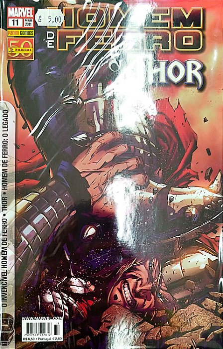 Gibi Homem de Ferro e Thor #11 Autor (2011) [seminovo]