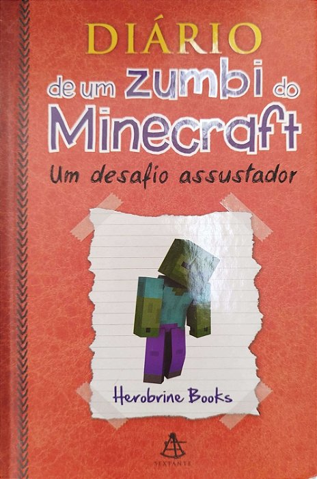 Livro um Desafio Assustador - Diário de um Zumbi do Mincraft Autor Books, Herobrine (2015) [seminovo]