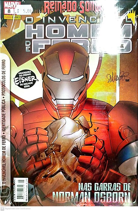Gibi o Invencível Homem de Ferro #8 Autor (2010) [seminovo]