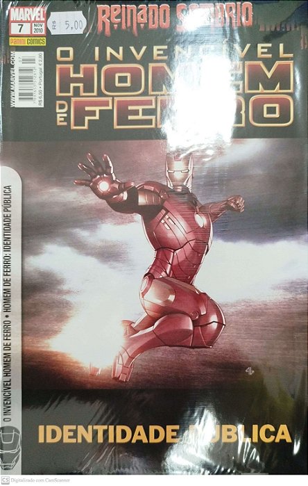 Gibi o Invencível Homem de Ferro #7 Autor (2010) [seminovo]