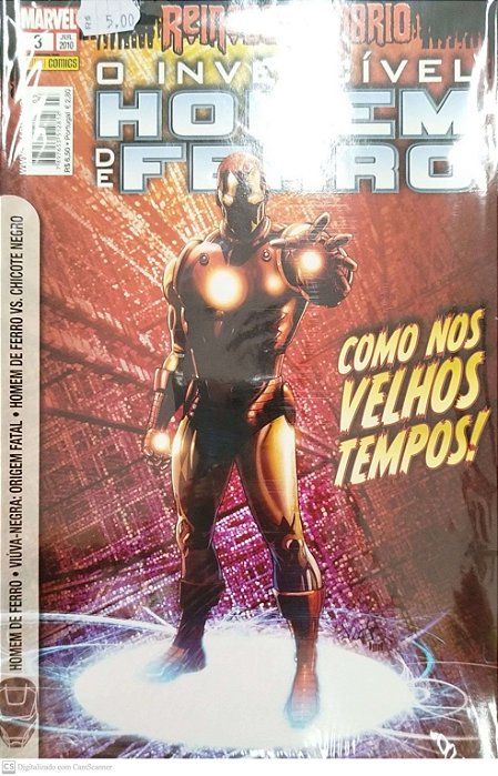 Gibi o Invencível Homem de Ferro #3 Autor (2010) [seminovo]