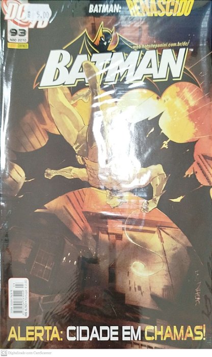 Gibi Batman #93 Autor (2010) [seminovo]