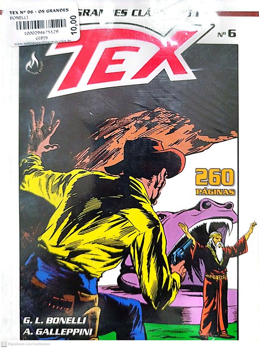 Gibi os Grandes Clássicos de Tex #6 Autor (2007) [usado]