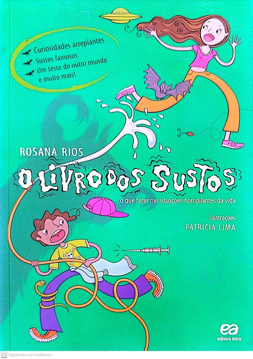 Livro o Livro dos Sustos Autor Rios, Rosana (2016) [seminovo]